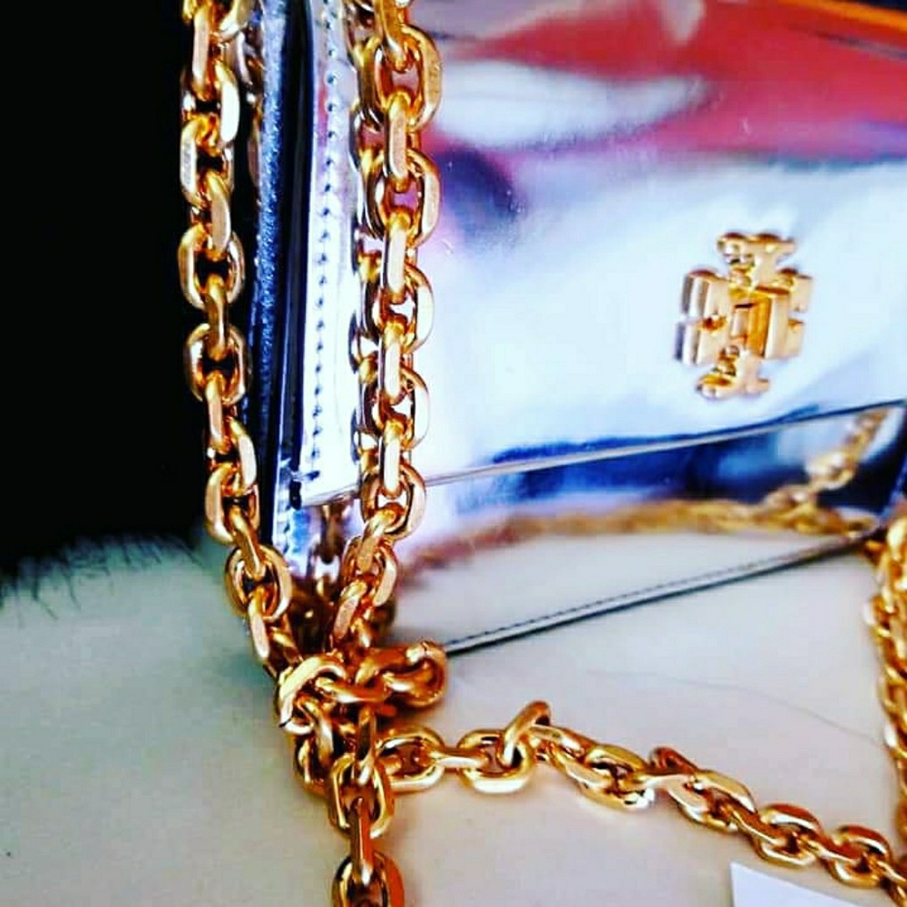 Tory Burch Silver Crossbody